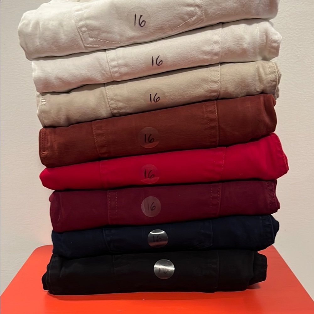Gloria Vanderbilt Amanda High Rise Jeans - size 16 multiple colors